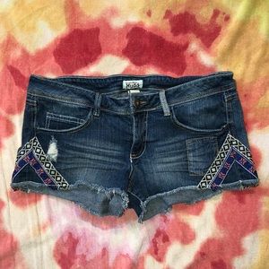 Denim Short shorts size 13